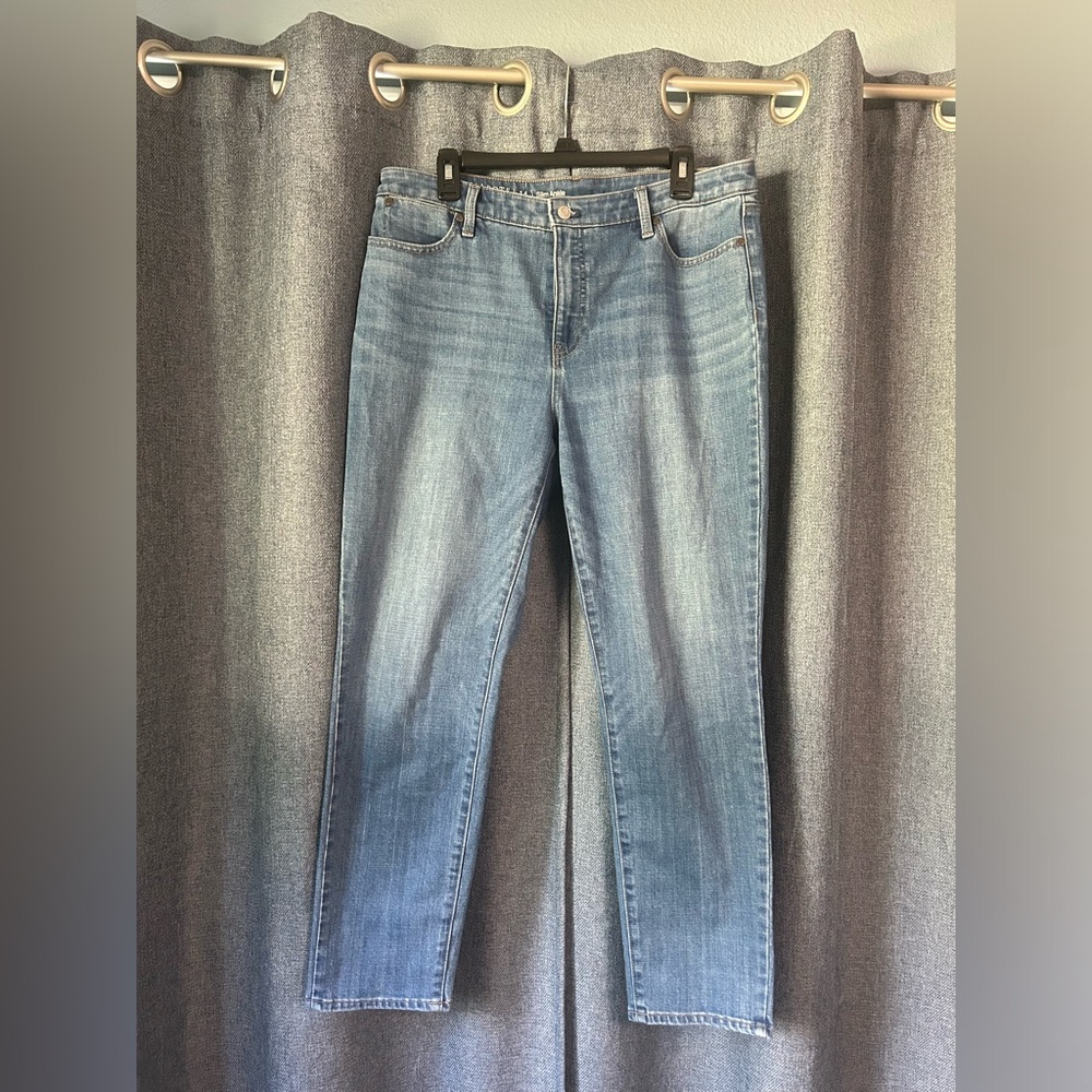 Talbots Flawless Slim Ankle Jean, Size 14